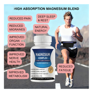 Cápsulas de Complejo de Magnesio 7 en 1 de Alta Absorción OEM, Suplemento de Magnesio, Complejo 7 en 1, Suplemento para el Cuidado de la Salud - Product Image 4