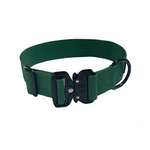 Collar Táctico K9 Ajustable de Nylon de Doble Capa con Hebilla Metálica de Liberación Rápida para Trabajo Pesado - Product Image 3