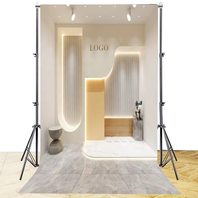 Simple and Luxurious Modern Waterproof Anti-Static 3D Live Streaming Background Photography Wallpaper