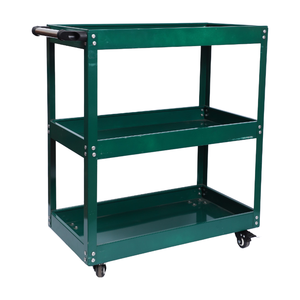 Vente de liquidation, <span class=keywords><strong>chariot</strong></span> à outils antistatique en acier pliable à 3 niveaux et 4 roues, pour la réparation électronique automobile, atelier industriel - Product Image 1