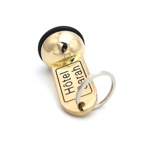 Letter a Shape Keychain Alphabet Customized Keyring with Laser Logo - Product Image 3