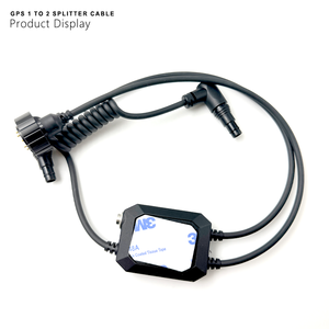 Cable divisor GPS táctico en espiral QCNV 1 a 2 para imágenes térmicas NVG para configuraciones de fusión de visión nocturna de doble dispositivo - Product Image 3