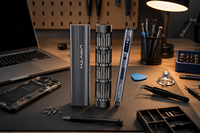 Ensemble de tournevis électriques de précision ES1 60-en-1, rechargeable par USB-C sans fil avec embouts S2, écran LED LCD pour la réparation de téléphones, d'ordinateurs et de projets de bricolage