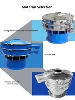 Vollautomatische Ultraschall-Vibrationssiebmaschine Multifunktionales Vibrationssieb Mehrschichtiges Vibrationssieb Edelstahl