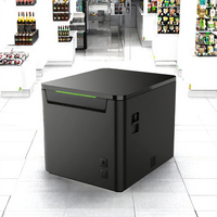 Printer Thermal USB LAN dengan Pemotong Otomatis 203dpi Kertas 80mm untuk Supermarket Dapur Restoran Tersedia