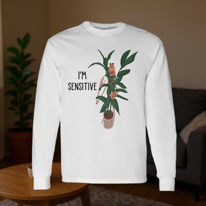 Camiseta de manga larga I'M Sensitive Meme Brain Rot - Product Image 3