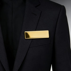 ป้ายชื่อเปล่าแบบติดเข็มกลัดโลหะผสมสังกะสีที่ปรับแต่งได้ สำหรับการจัดการบุคลากรองค์กร ใช้เป็นป้ายชื่อ - Product Image 3