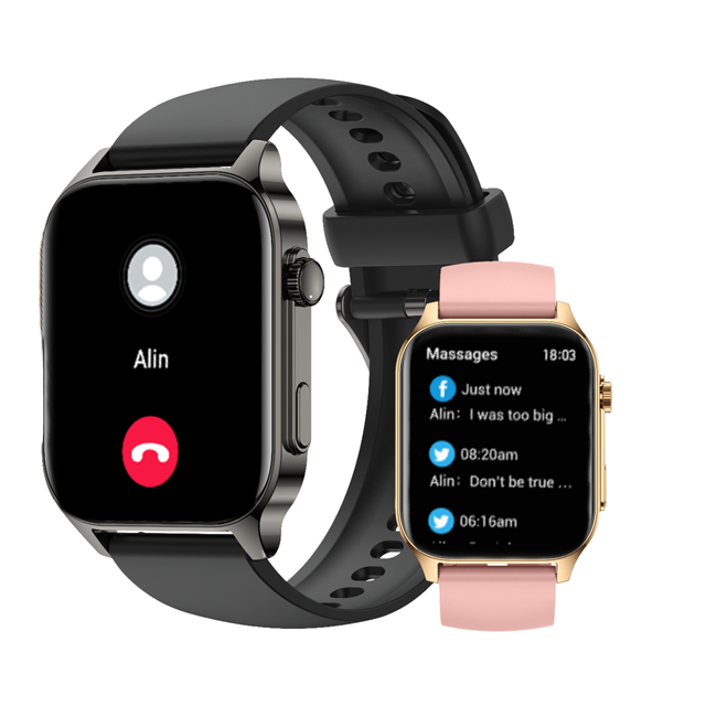 ITA 2025 New Fashion Unisex Smartwatch Android IOS IP68 Water proof AI Voice Assistant TFT Display Music Player