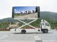 Écran LED mobile sur remorque géante P3 P5 P6, écran publicitaire mobile pour remorque de camion