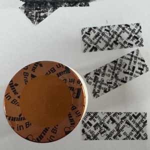 Bandas de envoltura termorretráctil perforadas con impresión de logotipo personalizado, <span class=keywords><strong>banda</strong></span> sellada segura retráctil para cuellos de botellas, tarros, Sello de tapa - Product Image 4