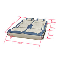 Siège double modifié pour voiture, personnalisable, convertible en lit ou chaise pour fourgonnette