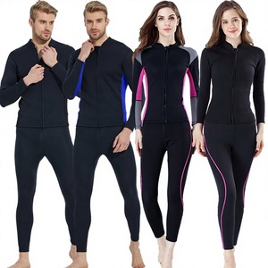<span class=keywords><strong>Traje</strong></span> de Buceo para Hombre y Mujer, Material de PVC de 3 mm, Parte Superior y Pantalones Separados de Manga Larga, <span class=keywords><strong>Traje</strong></span> de Surf Cálido - Product Image 1