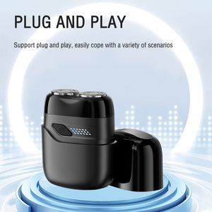 Recortadora de Barba Portátil Mini con Doble Cuchilla Afilada, Recargable por USB, Impermeable, Afeitadora Eléctrica Profesional para Hombres - Product Image 3