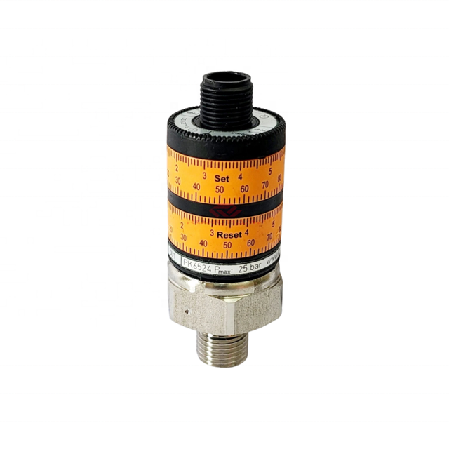 New Original IFM PK6524 Electronic Pressure Switch 0-10 Bar 9.6-32VDC PNP NC NO G1/4 M12 IP67