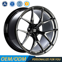 Jantes de voiture pour BMW M3 M4 G80 Porsche 911 Audi 5x114.3 5x112 5Y à rayons profonds concaves