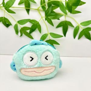 Portamonete Peluche Hangyodon con Portachiavi, Simpatico <span class=keywords><strong>Personaggio</strong></span> a Forma di Pesce Cartone Animato, Mini Portafoglio Morbido Imbottito con Cerniera e Imbottitura in Cotone PP - Product Image 4