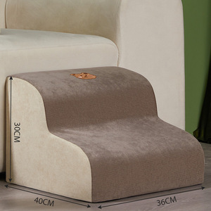 Muebles rectangulares para mascotas, cama de esponja gruesa con escalera, casa plegable para gatos y perros, otras jaulas para mascotas, casas, embalaje de cartón - Product Image 2