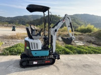 Mini-excavatrice compacte sur chenilles 2026 CX12-6 de 1,2 tonne avec moteur Kubota et commande pilote pour la construction agricole