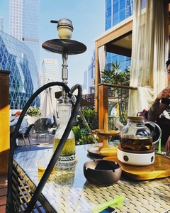 Original de alta calidad detalle restauración MIG Airforce Hookah lujo Acero inoxidable interior Shisha para Hookah Lounge Bar Cafe - Product Image 3