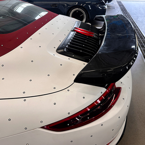 Aileron arrière en fibre de carbone pour modification et mise à niveau de voiture 2012-2015, installation par ruban adhésif ou vis pour 911 991.1 - Product Image 5