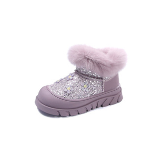 Giày bông trẻ em-Giày Tuyết Ấm Áp và mềm mại cho mùa thu và mùa đông, với đế dày chống trượt. - Product Image 1