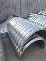 Tubería de Acero Corrugado Galvanizado con Certificación ASTM, Tamaño Personalizado, para Proyectos de Alcantarillas y Aplicaciones de Doblado