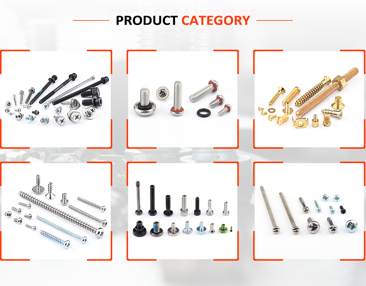 Custom steel flat/pan head square hole pocket hole screws with nylon patch
