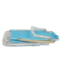 Chaise pliante d'extérieur en aluminium inclinable au sol en métal pour la plage Camping Chaise de plage confortable et portable