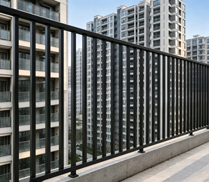 <span class=keywords><strong>Kit</strong></span> de balustrade <span class=keywords><strong>en</strong></span> aluminium pour balcon de résidence <span class=keywords><strong>en</strong></span> immeuble de grande hauteur, garde-corps vertical <span class=keywords><strong>en</strong></span> métal couleur personnalisée pour barrière de sécurité extérieure d'appartement - Product Image 2