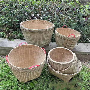 Cesto per <span class=keywords><strong>biancheria</strong></span> da supermercato in Rattan, - Product Image 1