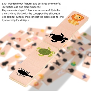 <span class=keywords><strong>Gioco</strong></span> Educativo Montessori per Bambini, 36 Blocchi di Costruzione Colorati in Legno, <span class=keywords><strong>Gioco</strong></span> di Impilamento e Ombre per lo Sviluppo Cognitivo - Product Image 2