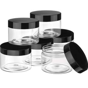 Frasco Redondo Pequeño de Plástico PET con Tapa Hermética, Grado Alimenticio, Libre de BPA, para Almacenamiento de Suero, Loción, Mascarilla Facial, Capacidad Personalizada - Product Image 1