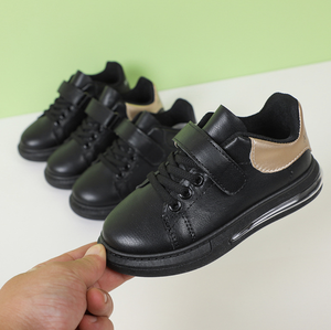 รองเท้าผ้าใบสีดำสำหรับเด็ก พื้นนุ่ม รองเท้าลำลองสำหรับเด็กผู้ชาย รองเท้าวิ่งลำลองสำหรับเด็ก - Product Image 3