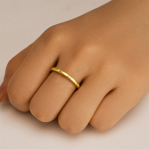 Anillos Abiertos de Plata de Ley 925 con Cristales de Circonio y Grabado de Luna - Product Image 4
