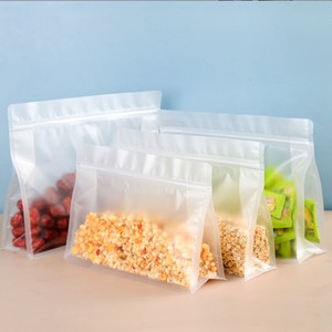 Đáy phẳng nhiều lớp túi đứng 24*17 + 8 cấp thực phẩm rõ ràng túi nhựa tám bên niêm phong túi nhựa - Product Image 4