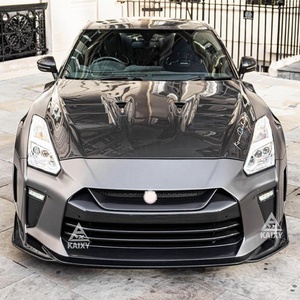 Sợi Carbon Phía Trước Bumper TS Phong Cách Cho Nissan Gtr35 Chuyển Đổi Top Kit Nửa Carbon Phía Trước Lip Splitter - Product Image 2