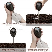 Vente d'usine - Meilleur prix - Testeur d'humidité du sol - Mètre de mesure de l'eau pour plantes - Testeur de nutriments du sol