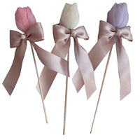 Kreative Elegante Handgefertigte Blumenförmige Sojawachs-Votivkerze Hochzeitsgeschenke Muttertag Erntedankfest Geschenk