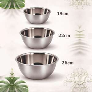 Juego de Vajilla de Acero Inoxidable de Lujo de 12 Piezas con Tazones, Tazas Medidoras, Cucharas y Batidor - Duradero y Ecológico - Product Image 4