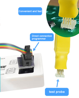 Clip de Prueba SOP 200-208mil SOIC8 SOP8 para Programación de Circuitos EEPROM 93CXX/25CXX/24CXX en TL866 RT809F RT809H CH341A