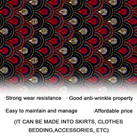 Batik berwarna kain Batik katun 100% Afrika kualitas tinggi kain dekoratif