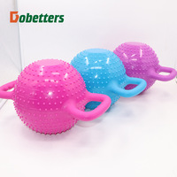 Kettlebell en PVC pour le yoga et le fitness, avec poignées binaurales, équipement de sport, haltères pour le Pilates et le modelage du corps