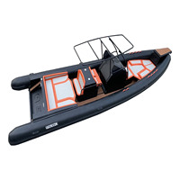 Patrol RHIB 860 29ft Coussin de luxe ORCA Hypalon Coque en aluminium RIB Bateau gonflable