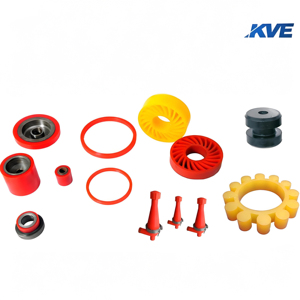 Con lăn cao su tráng polyurethane, con lăn cao su chống tĩnh điện, con lăn cao su tráng PU chống mài mòn, tùy chỉnh - Product Image 2