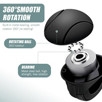 Bouton de Volant de Voiture pour Aide à la Conduite, Commande à Une Main, Antidérapant en Silicone, Rotation à 360 Degrés, Ajustement Universel