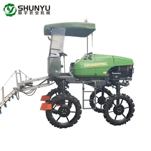 Agricultural 4 Wheel Spraying Machine High chassis self propelled boom sprayer