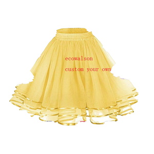 ชุดเดรสซับในวินเทจ<span class=keywords><strong>ย้อน</strong></span><span class=keywords><strong>ยุค</strong></span>กระโปรงผ้าโปร่งฟูฟ่องมีห่วง50ซม. สำหรับผู้หญิงกระโปรงชั้นในเต้นแบบสุ่ม - Product Image 1