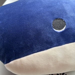 New Arrival tùy chỉnh bé màu xanh Cá voi cá mập gối Đại dương cá đồ chơi sang trọng Thú nhồi bông sang trọng cá voi - Product Image 3