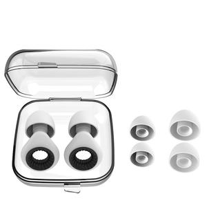 Bouchons d'oreilles en silicone super doux pour les dormeurs latéraux, bloque le <span class=keywords><strong>ronflement</strong></span>, bouchons d'oreille réutilisables confortables - Product Image 2