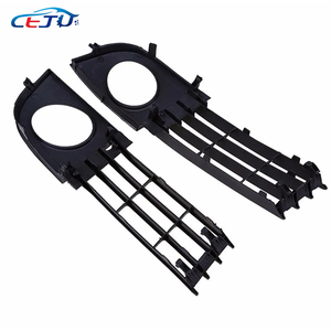 Cubierta de luz antiniebla DE COCHE Facelift rejillas de parachoques inferiores delanteras negras para Audi <span class=keywords><strong>A6</strong></span>(C5) Sedan/<span class=keywords><strong>Avant</strong></span> <span class=keywords><strong>2003</strong></span> 2004 2005 - Product Image 3